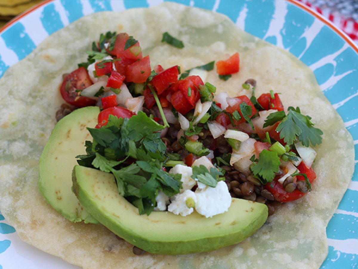 Vegetariánské tacos s čočkou - foto 4