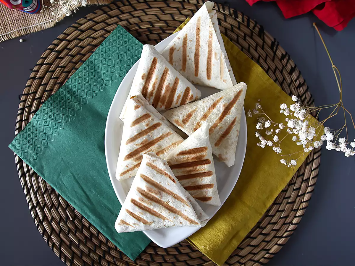 Vegetariánské tacos samosy - foto 3