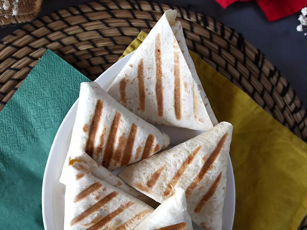 Vegetariánské tacos samosy - foto 6