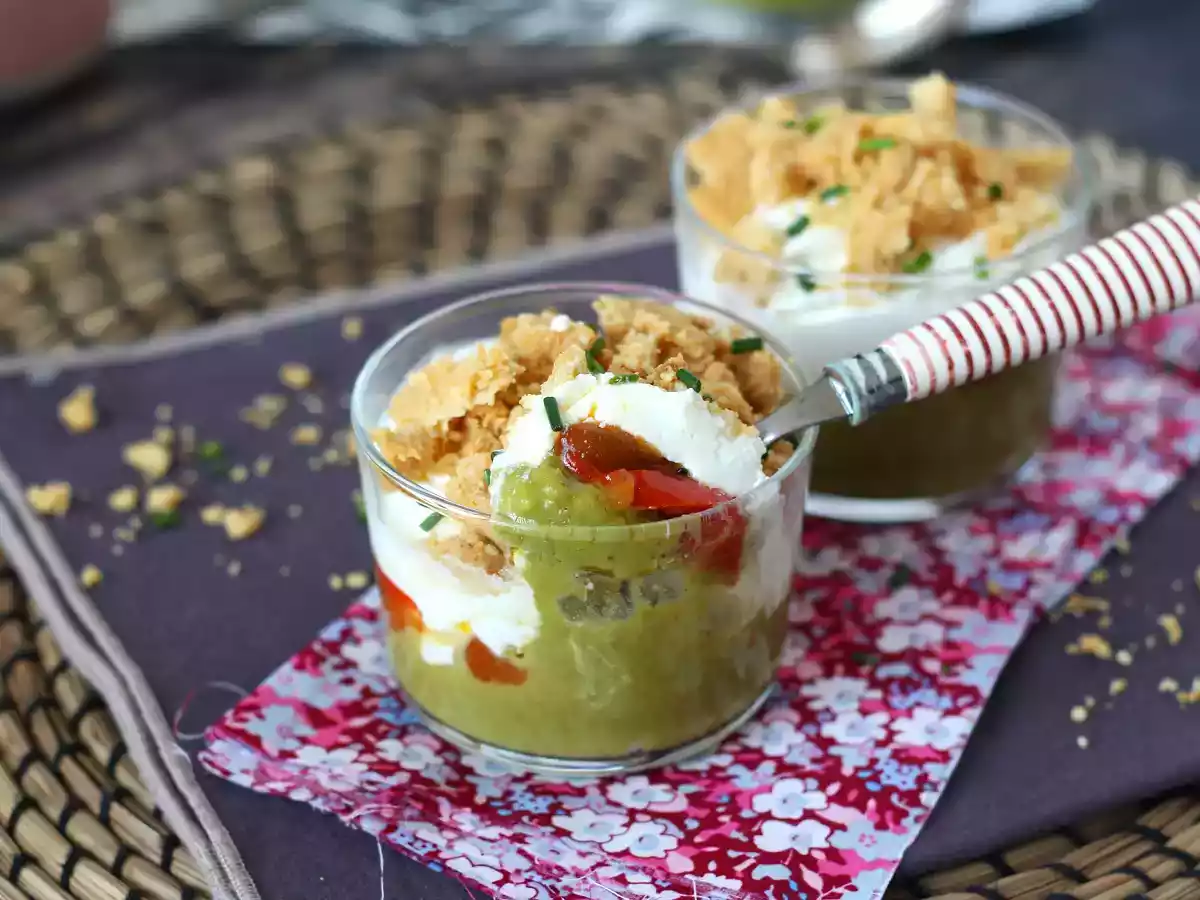 Vegetariánské verriny: krém z hrášku, parmazánová drobenka a krém z mascarpone - foto 8