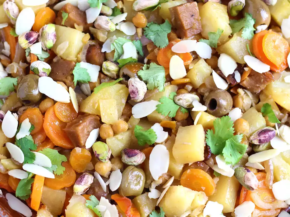 Vegetariánský tagine (uvařte s námi seitan!) - foto 4