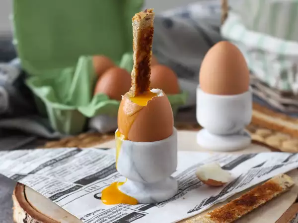 Recept Vejce na měkko v horkovzdušné fritéze