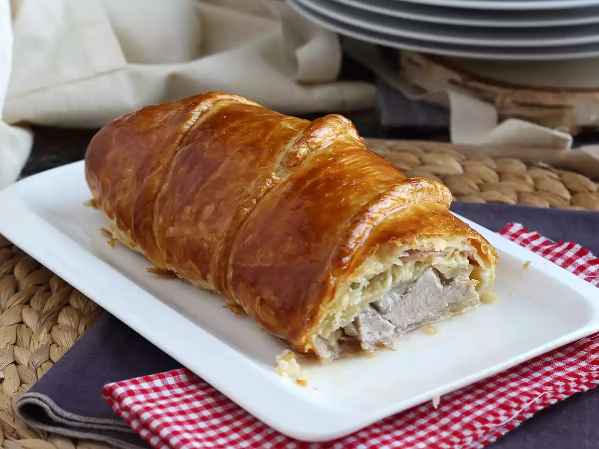 Vepřová panenka v křupavém těstě, krok za krokem