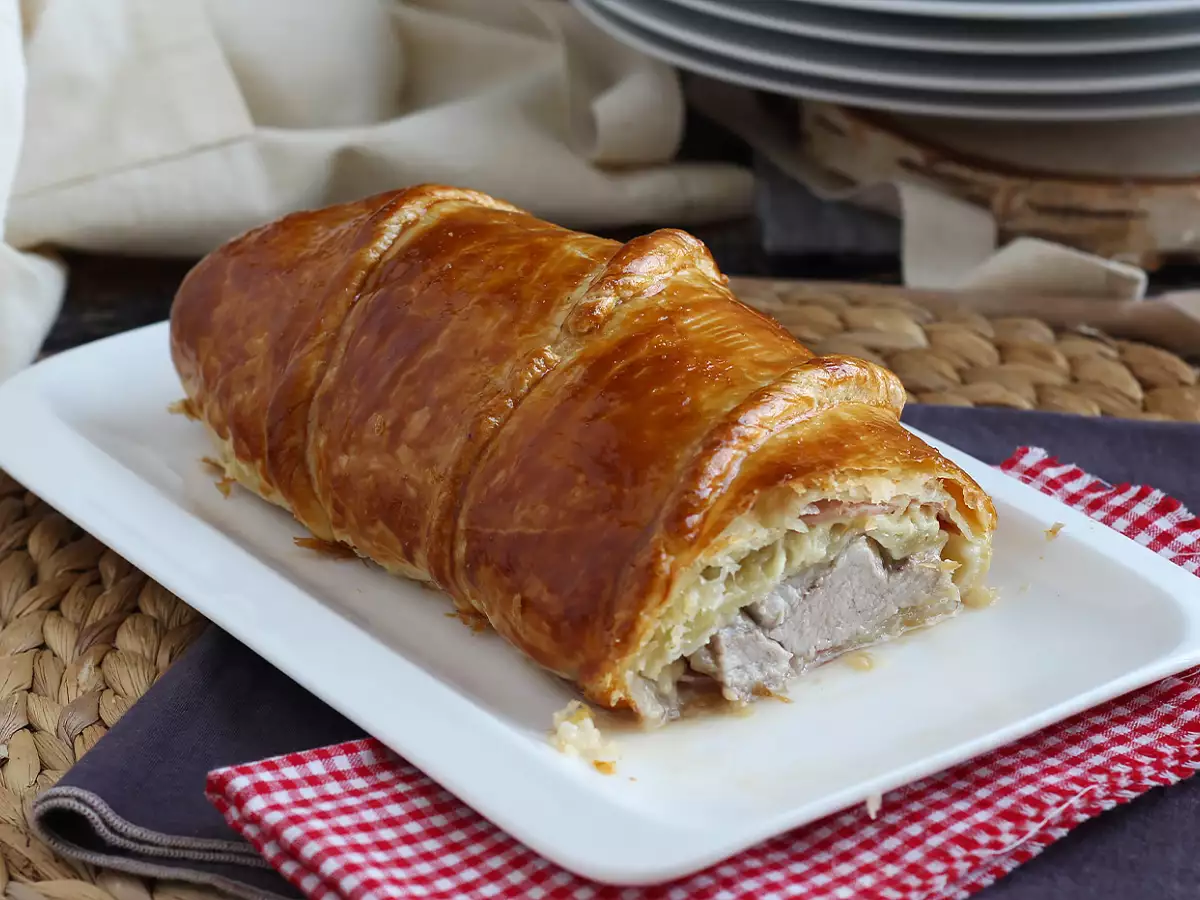 Vepřová panenka v listovém těstě krok za krokem