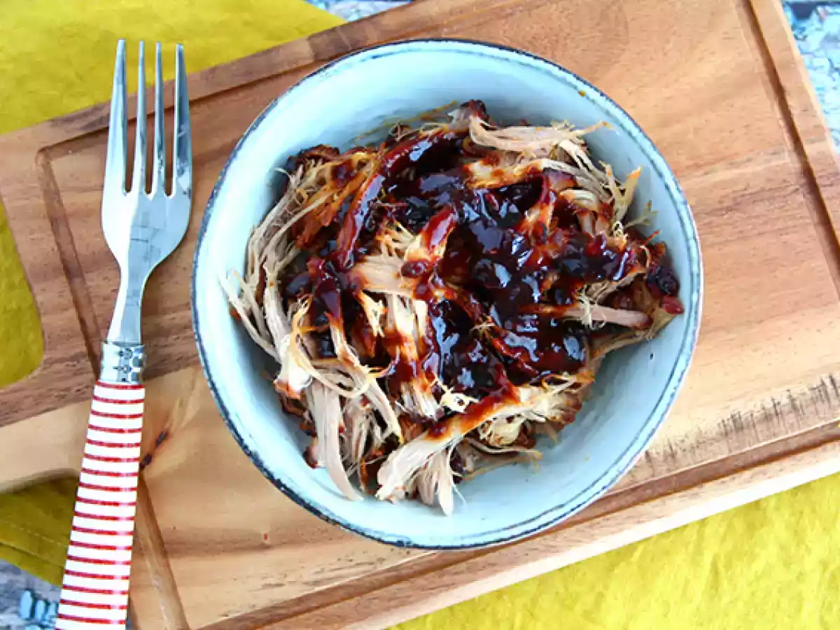 Vepřové maso na americký způsob (pulled pork) - foto 2