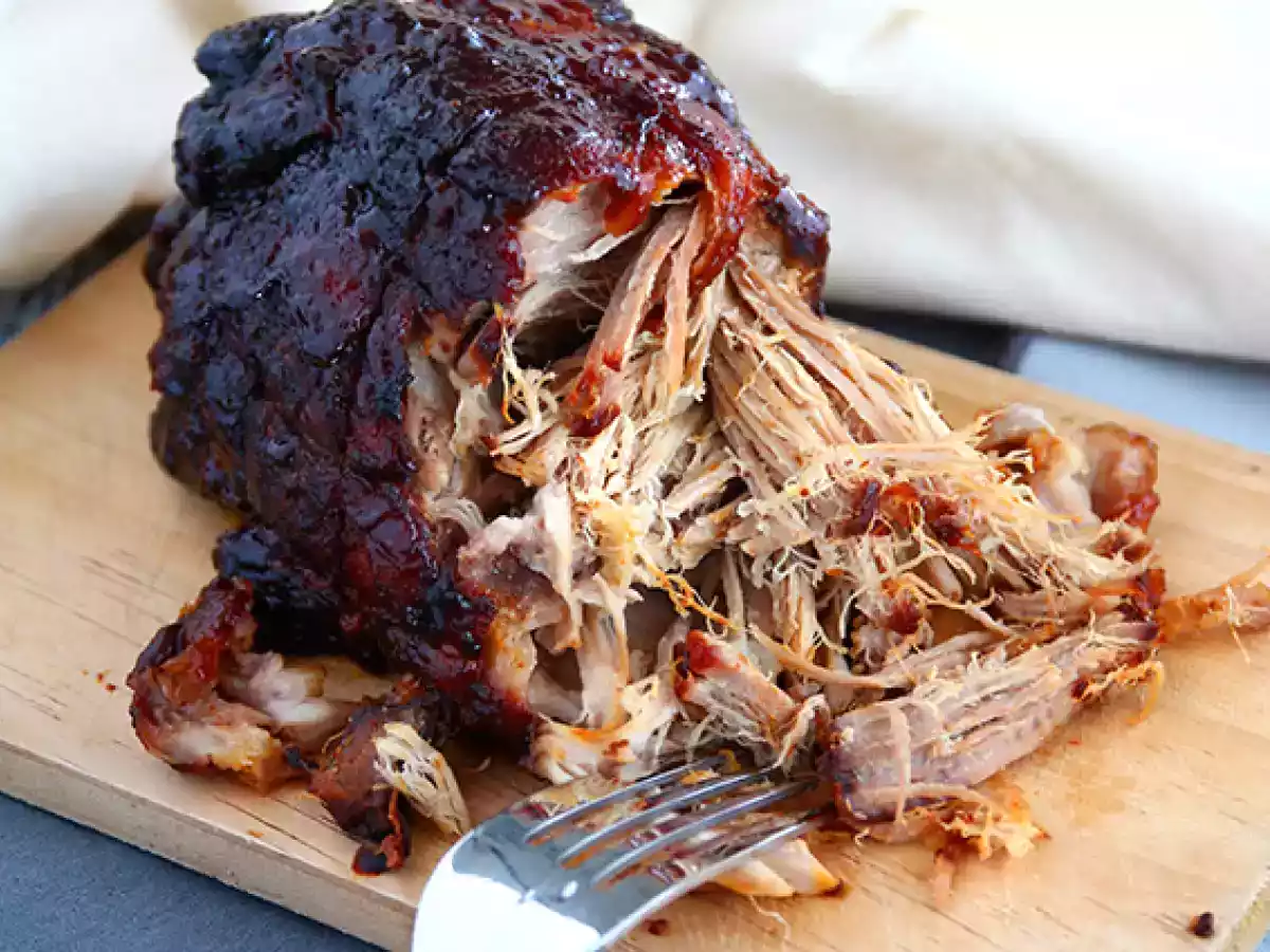Vepřové maso na americký způsob (pulled pork) - foto 3