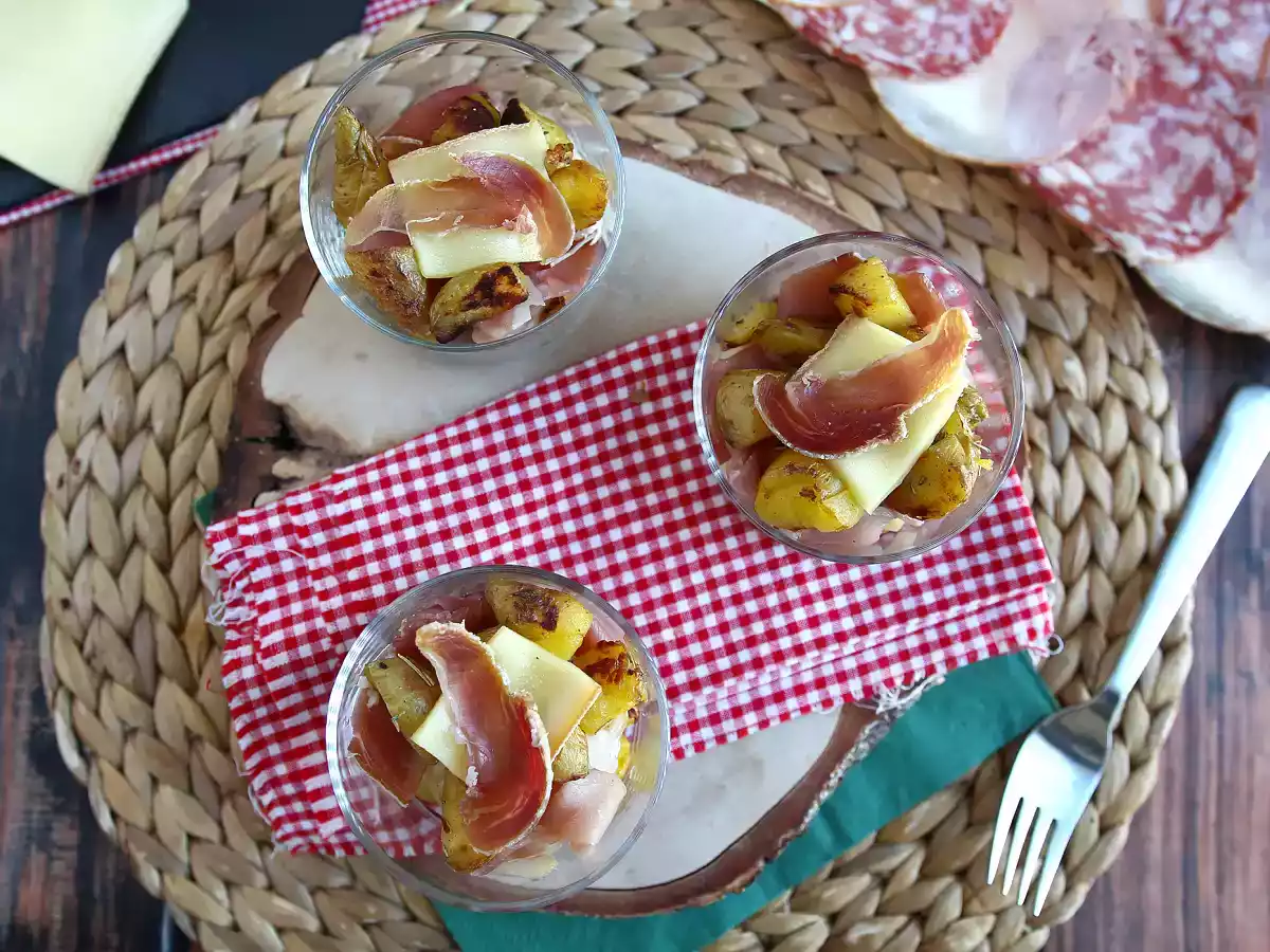 Verrines s raclette (bez spotřebiče): i jako aperitiv - foto 2