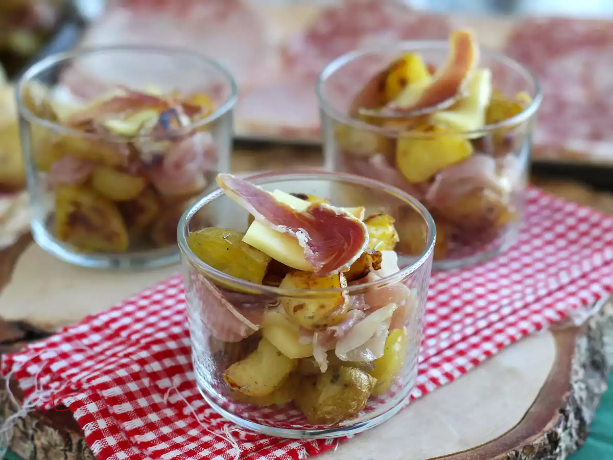 Verrines s raclette (bez spotřebiče): i jako aperitiv - foto 3