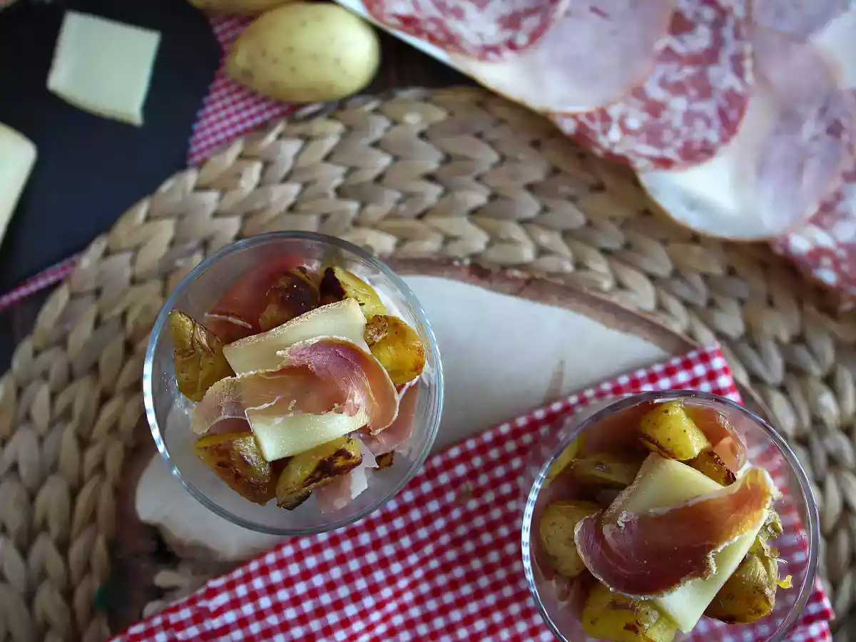 Verrines s raclette (bez spotřebiče): i jako aperitiv - foto 4
