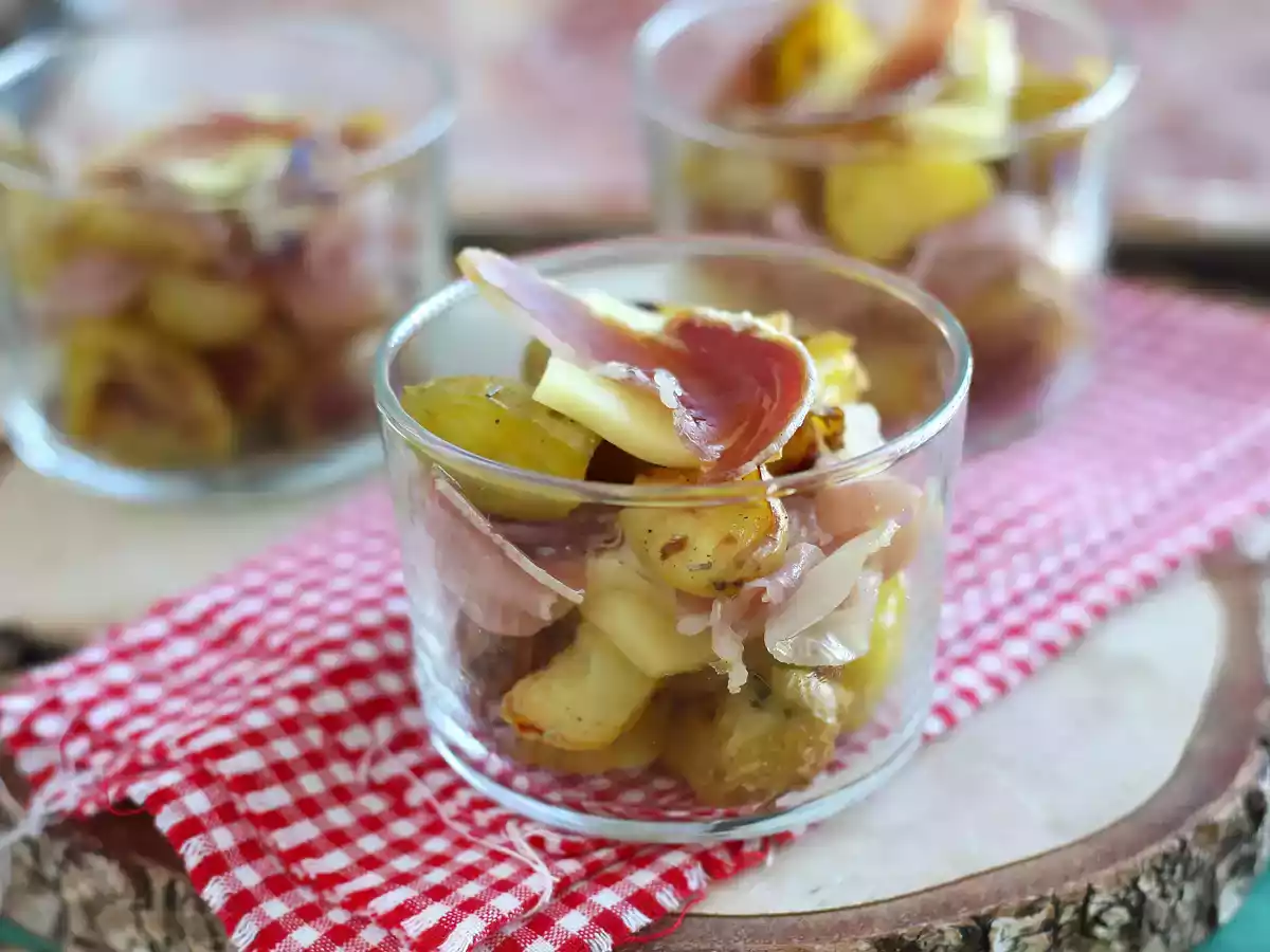Verrines s raclette (bez spotřebiče): i jako aperitiv - foto 5