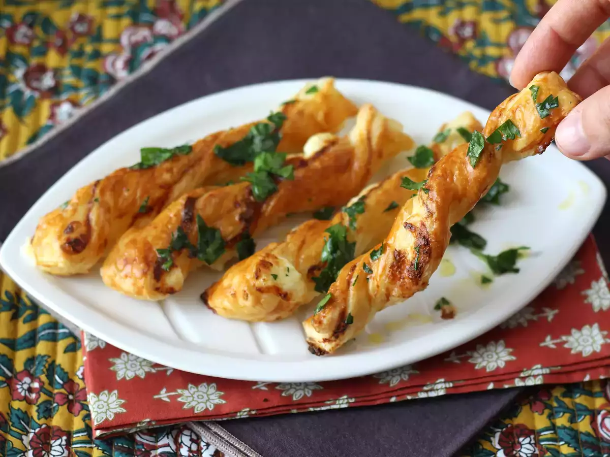 Vločkové sýrové twisty s Airfryer - foto 3