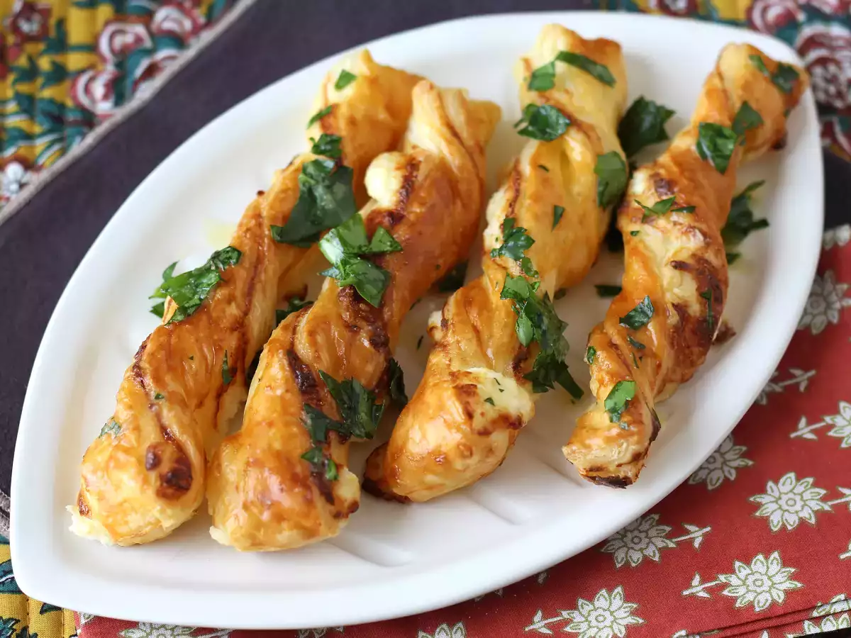 Vločkové sýrové twisty s Airfryer - foto 4