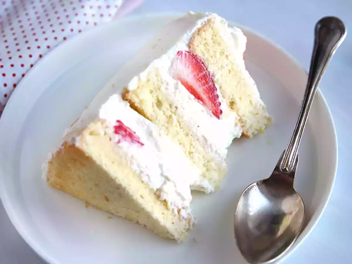 Vrstvený dort s jahodami a mascarpone krémem - foto 2