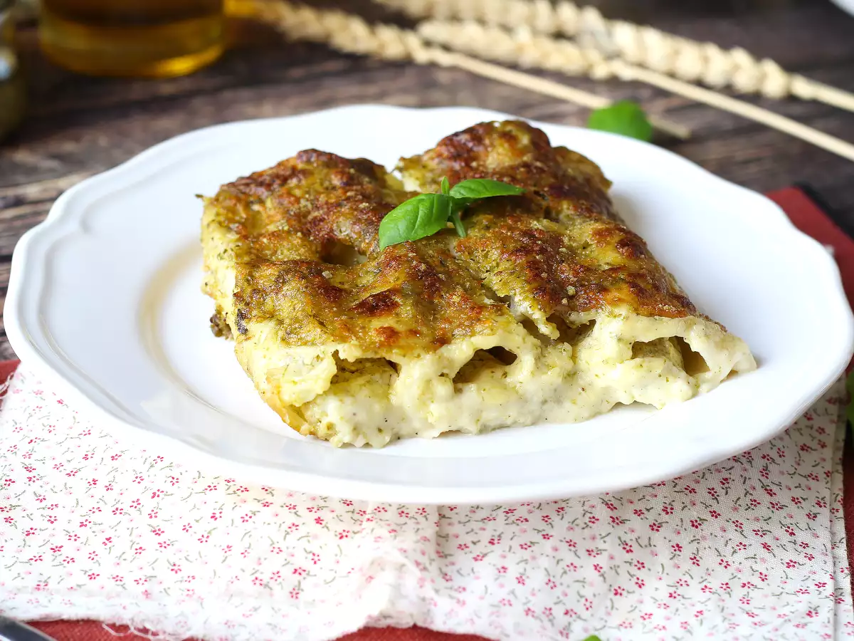 Zapečené cannelloni s pestem a ricottou: snadný recept - foto 5