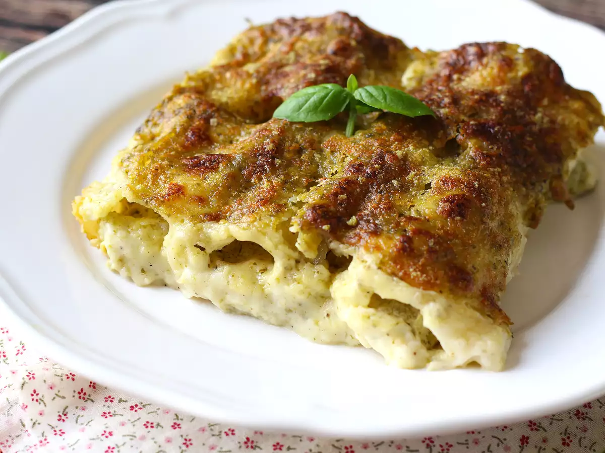 Zapečené cannelloni s pestem a ricottou: snadný recept - foto 6