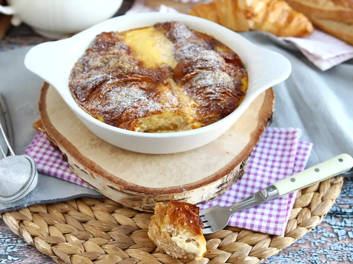 Zapečené croissanty na sladko - foto 3