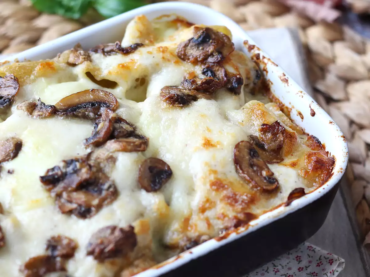 Zapečené těstoviny s houbami: krémový a sýrově se táhnoucí recept na podzim - foto 2