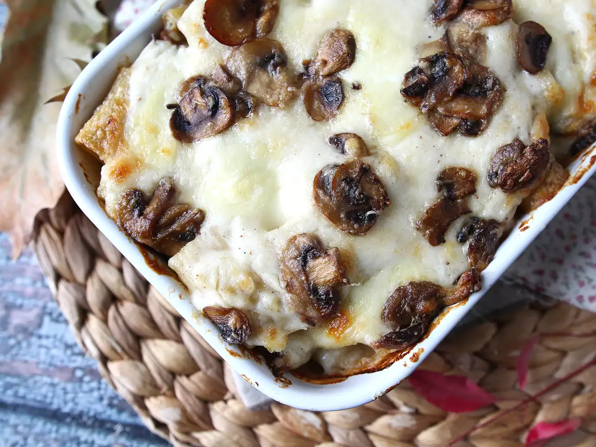 Zapečené těstoviny s houbami: krémový a sýrově se táhnoucí recept na podzim - foto 4