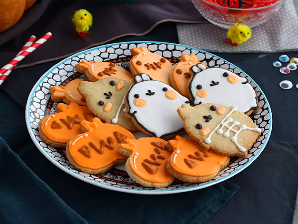 Zdobené halloweenské sušenky Molang - foto 2