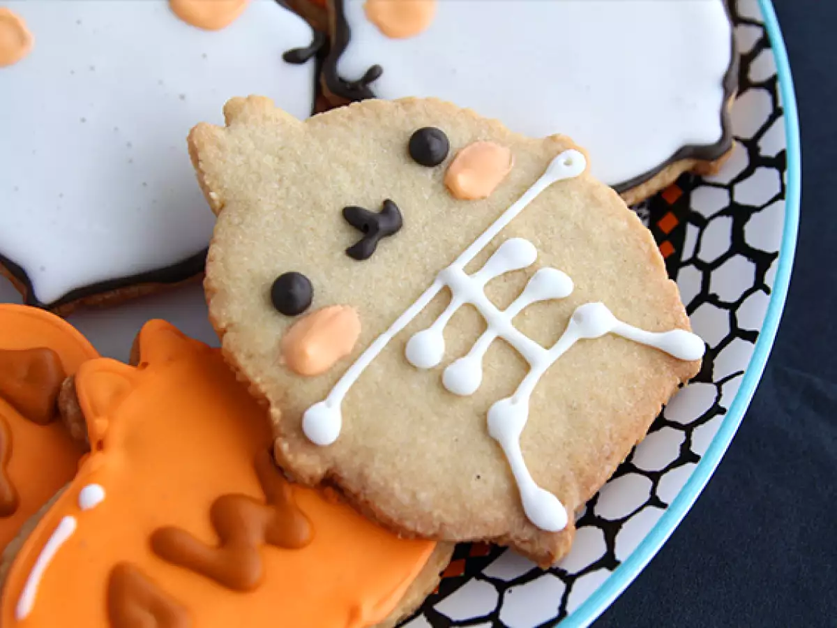 Zdobené halloweenské sušenky Molang - foto 6