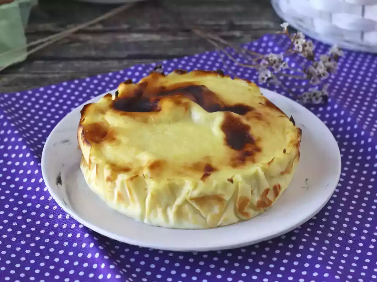 Zdravý tvarohový koláč ve fritéze na vzduchu - foto 4