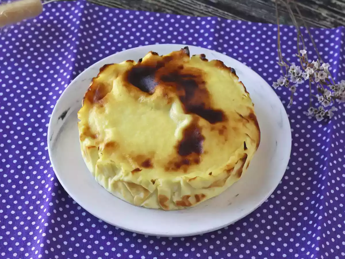 Zdravý tvarohový koláč ve fritéze na vzduchu - foto 5