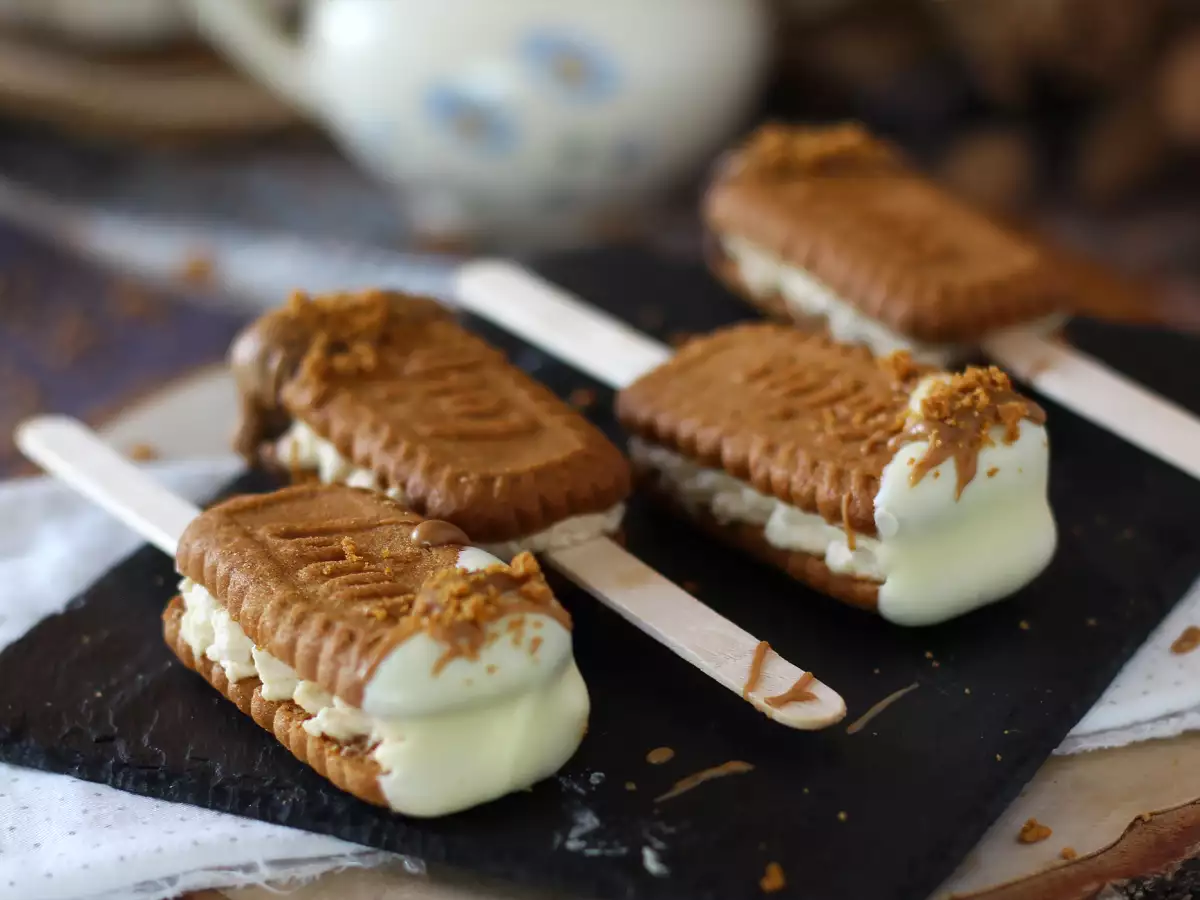 Zmrzlinové sendviče se sušenkami speculoos - foto 4